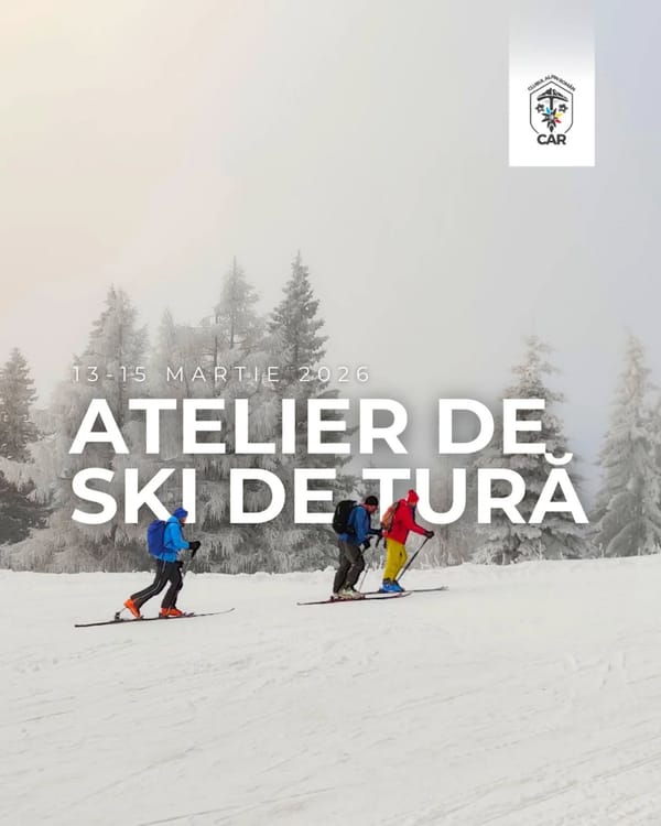 Atelier schi de tura, 13-15 martie 2026